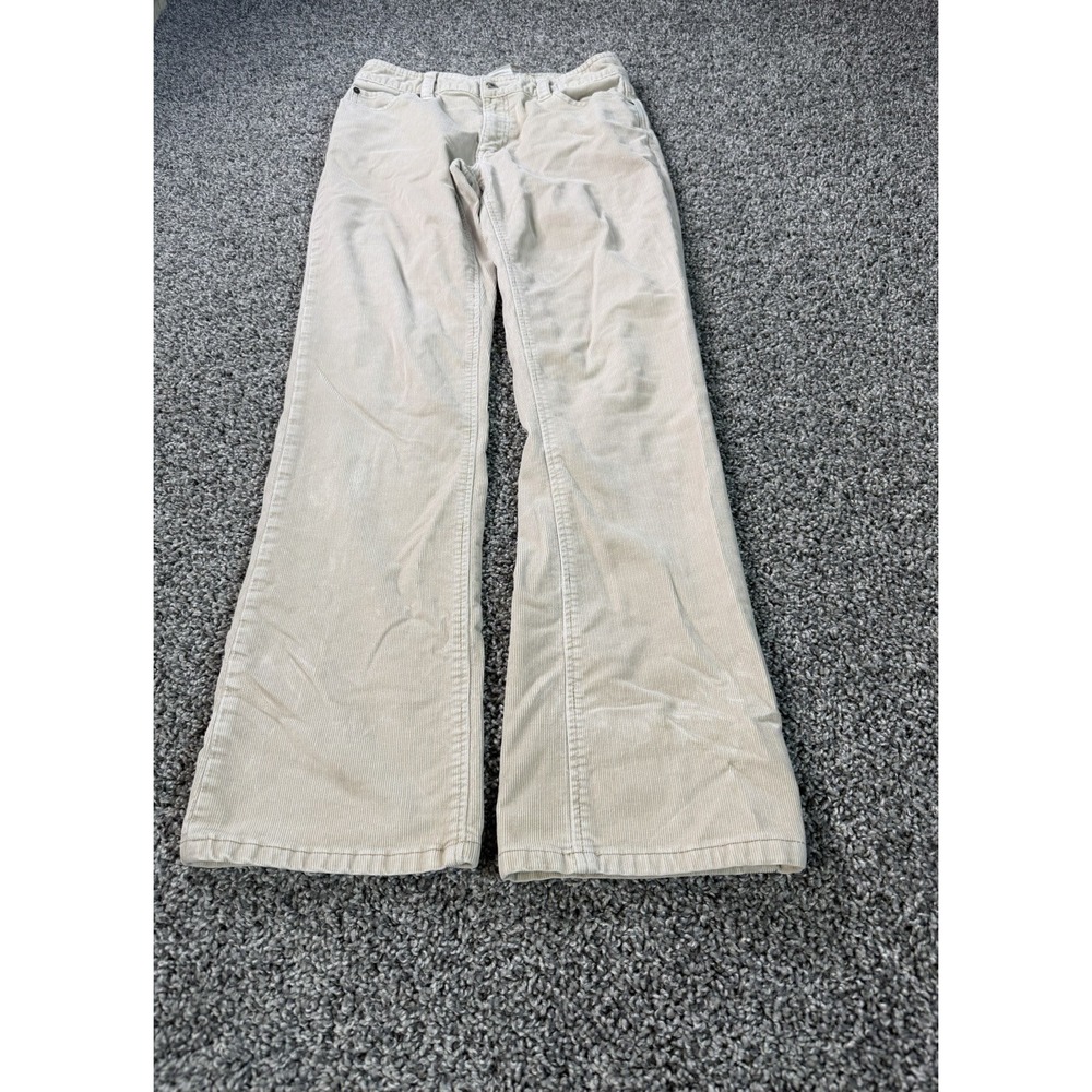 Vintage Y2K Gap Corduroy Bootcut Pants Women's Size 6 Beige Baggy